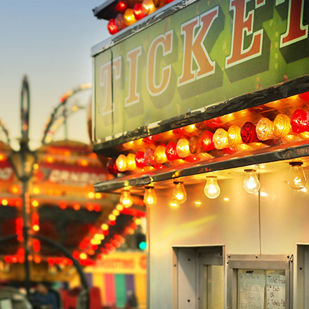 Photo of ticket booth